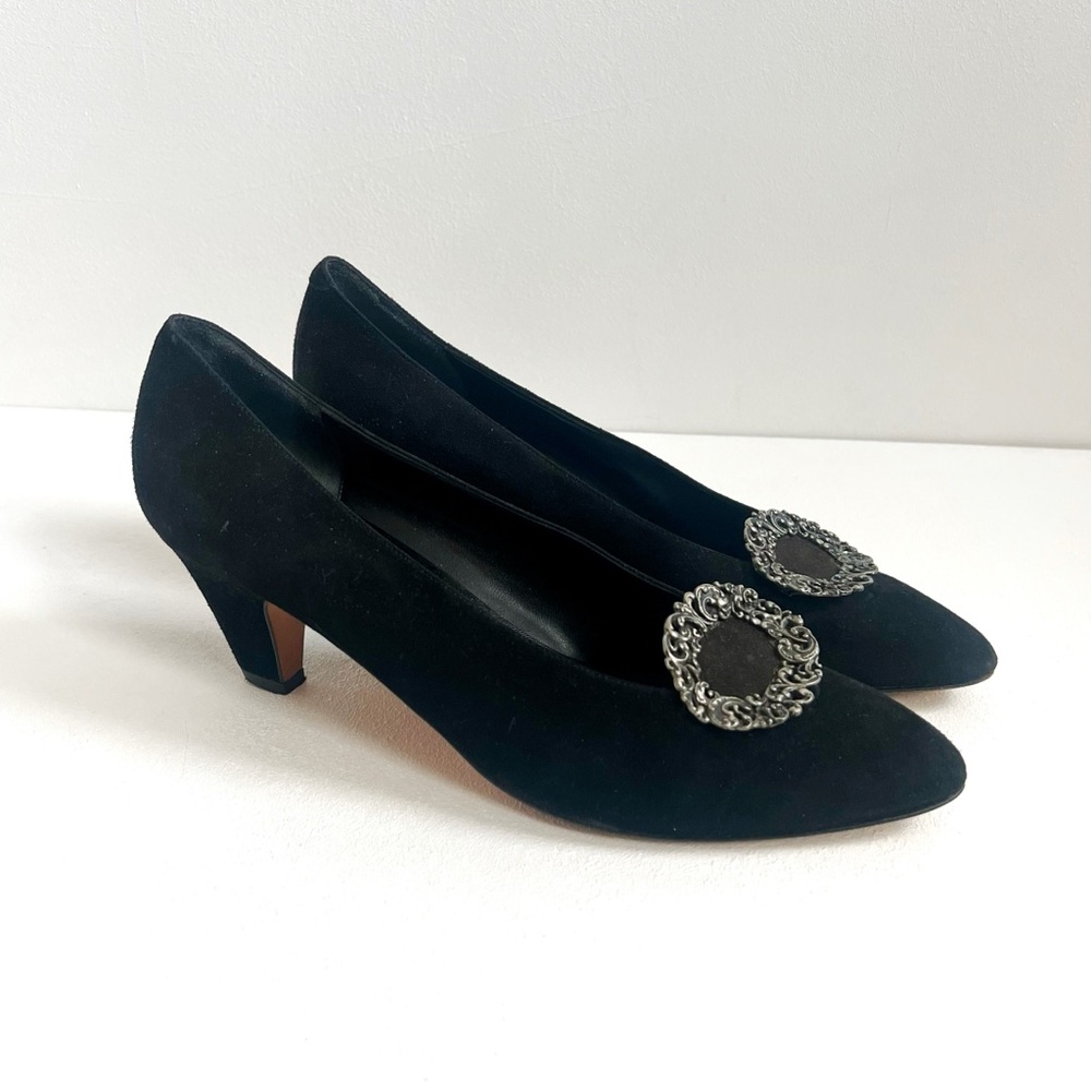 Bally | Suede Embellished Heels